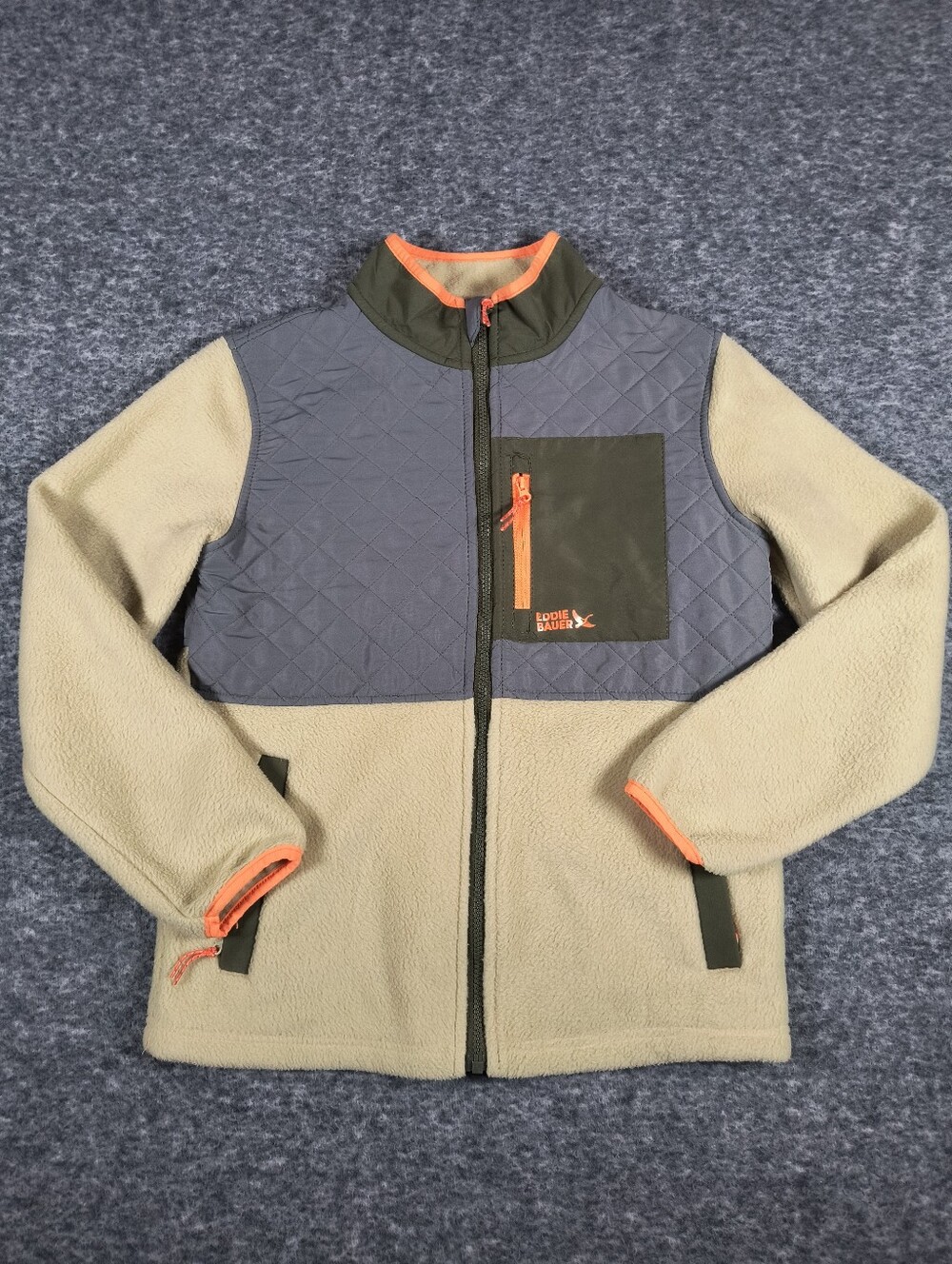 Eddie Bauer polar fleece zip jacket, boy's 10/12